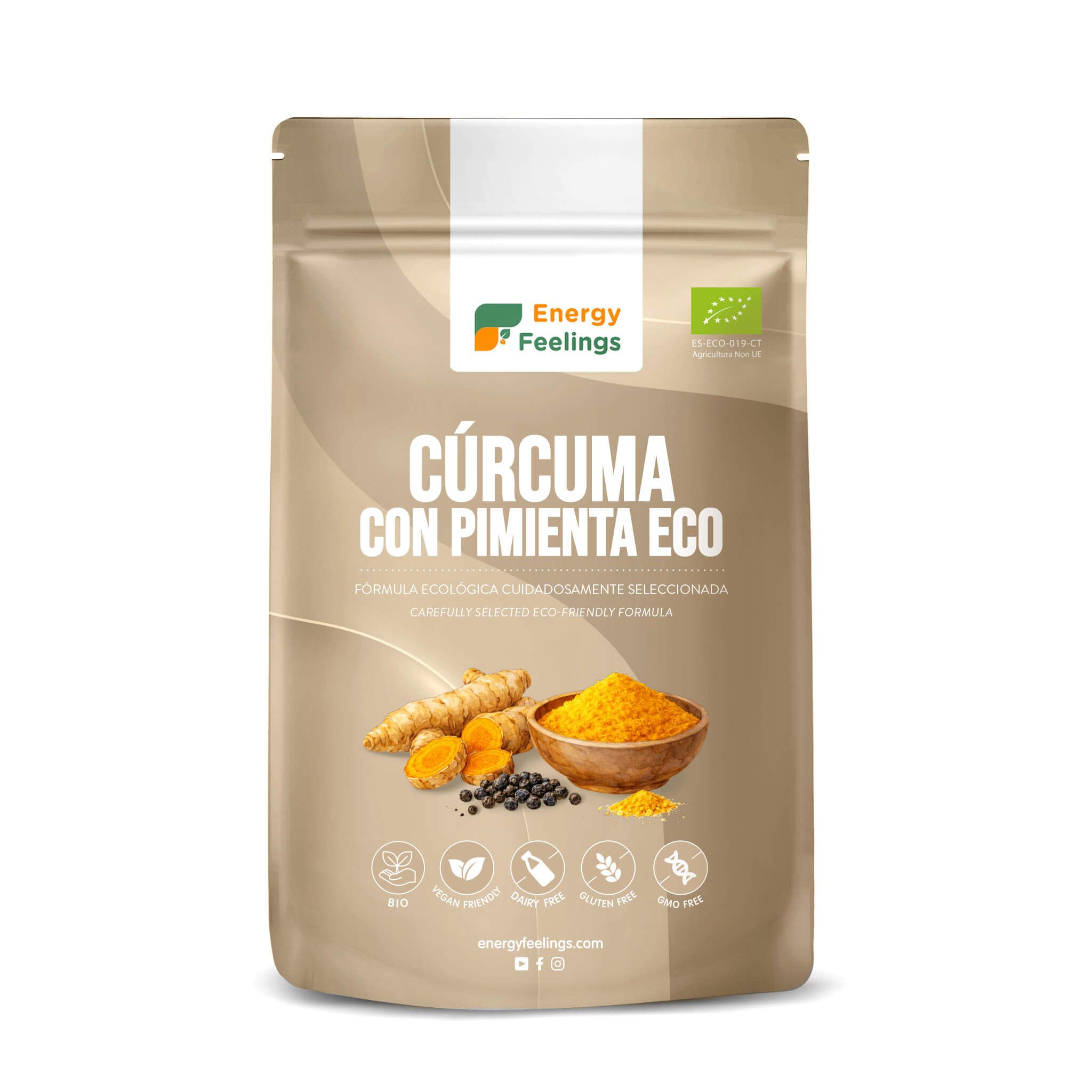 Cúrcuma pimienta eco front