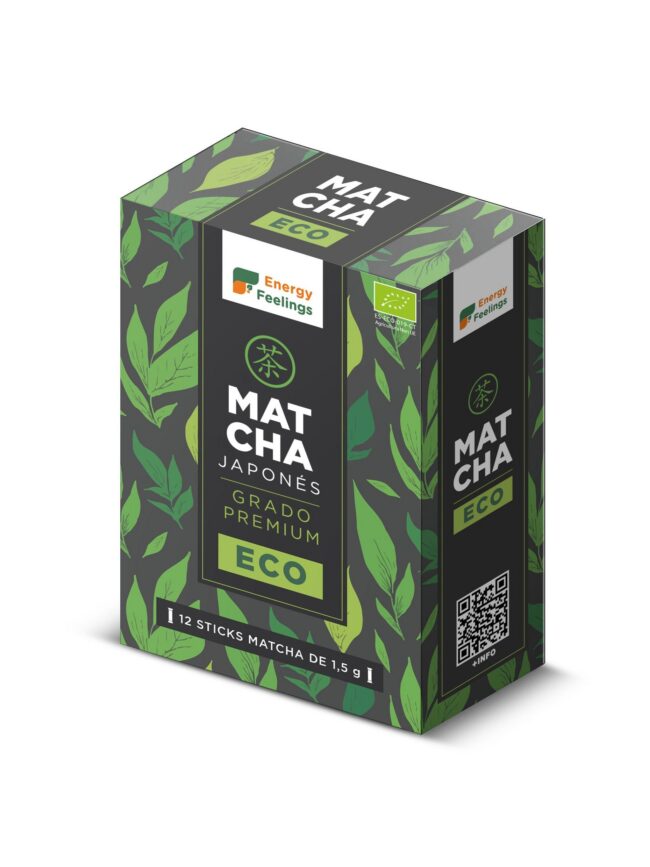 Estuche 12 stick Matcha 75x35x10 Recuperado Estuche 12 stick Matcha 75x35x10 Recuperado