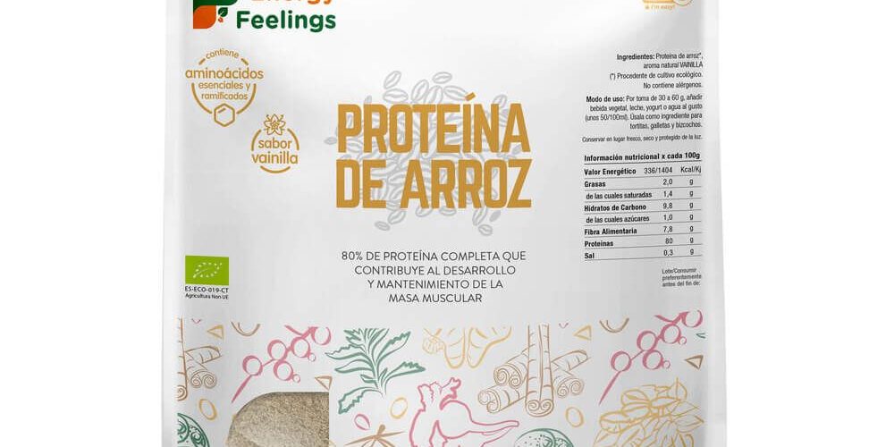 Proteina arroz sabor vainilla 1Kg 8436565923737 Proteina arroz sabor vainilla 1Kg 8436565923737