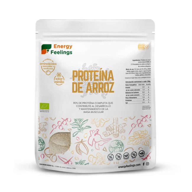 Proteina arroz sabor vainilla 1Kg 8436565923737 Proteina arroz sabor vainilla 1Kg 8436565923737