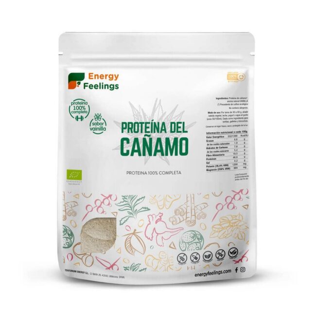 Proteina canamo sabor vainilla 1Kg 8436565923751 Proteina canamo sabor vainilla 1Kg 8436565923751