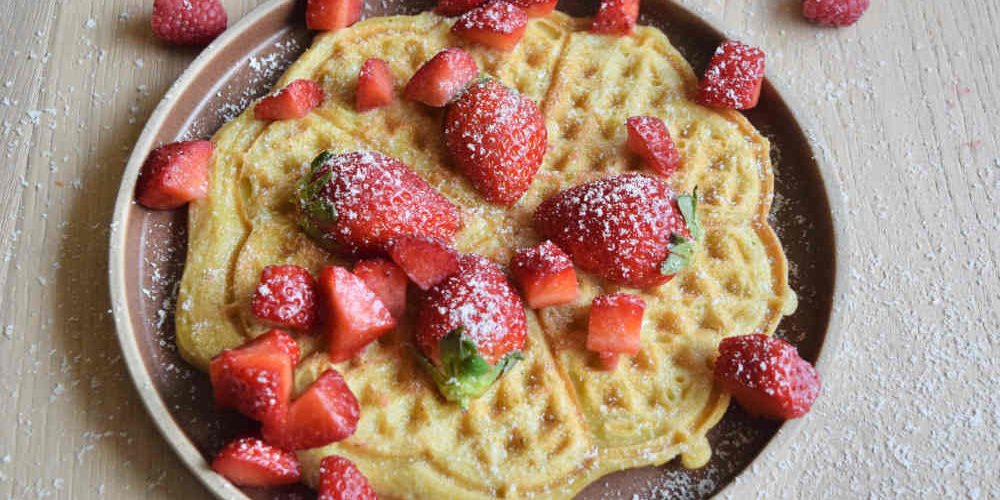 CREPE VEGANA GOFRE CON FRESAS FOTO H1 CREPE VEGANA GOFRE CON FRESAS FOTO H1