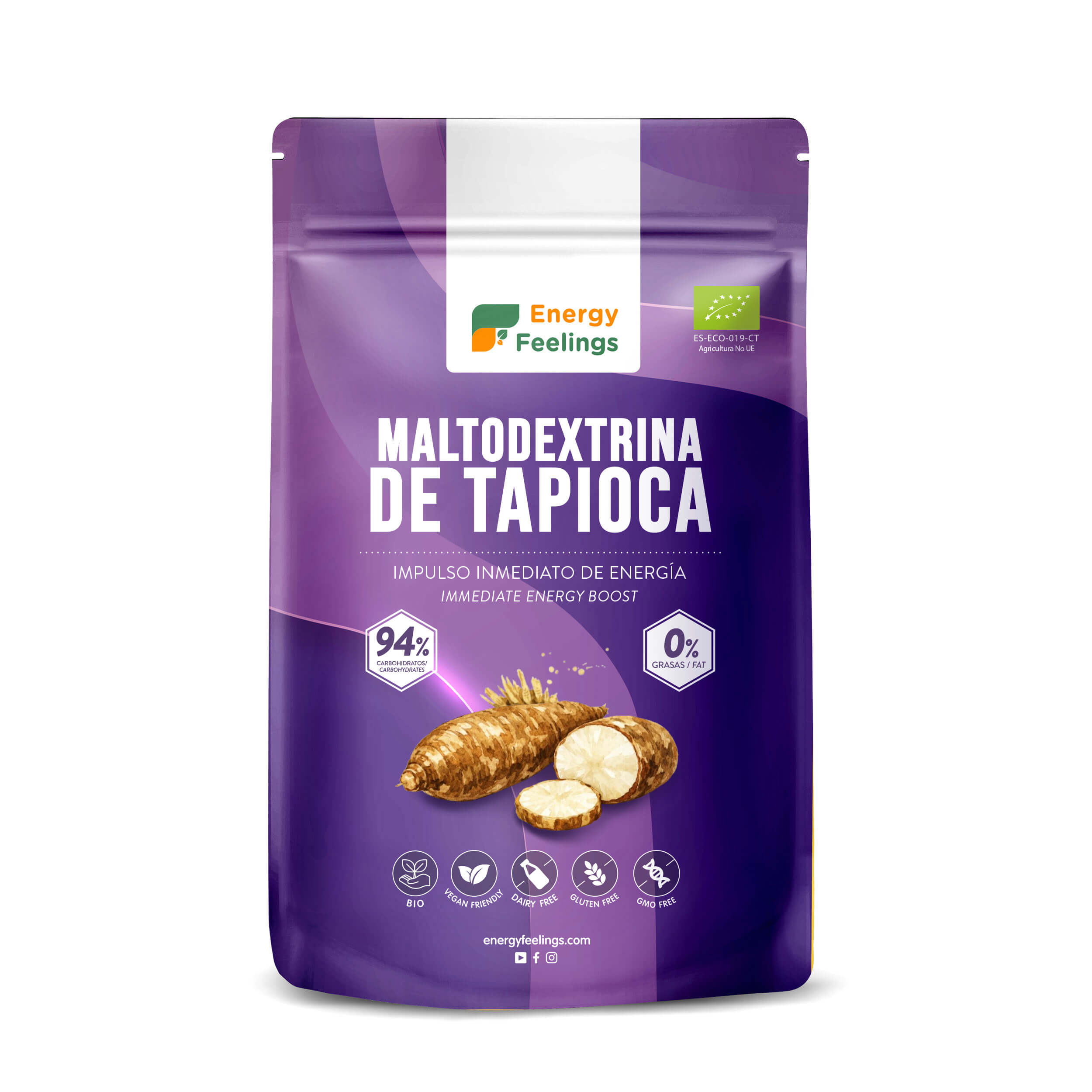 Maltodextrina de tapioca 500g front 8436565924833