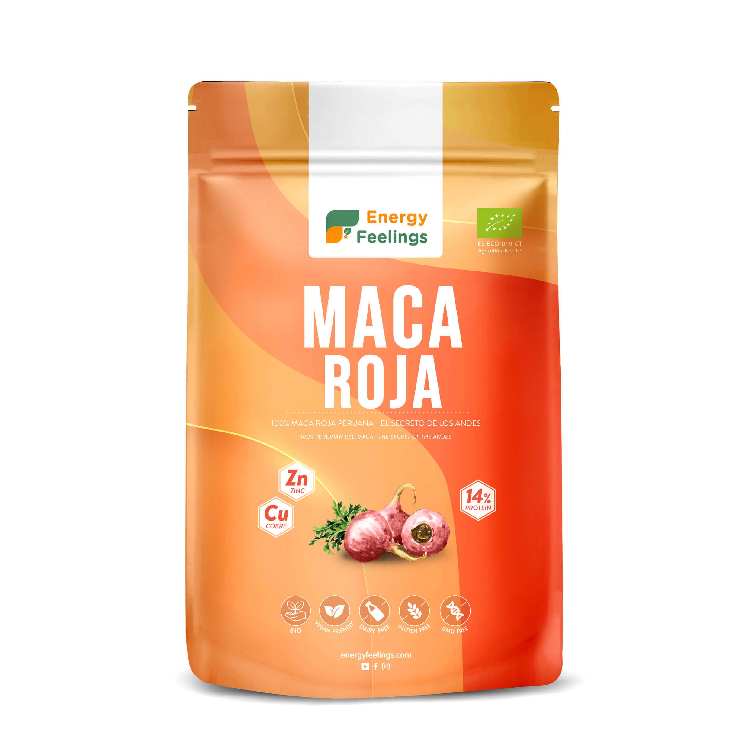 Maca roja bolsa 500g front 8436565922631