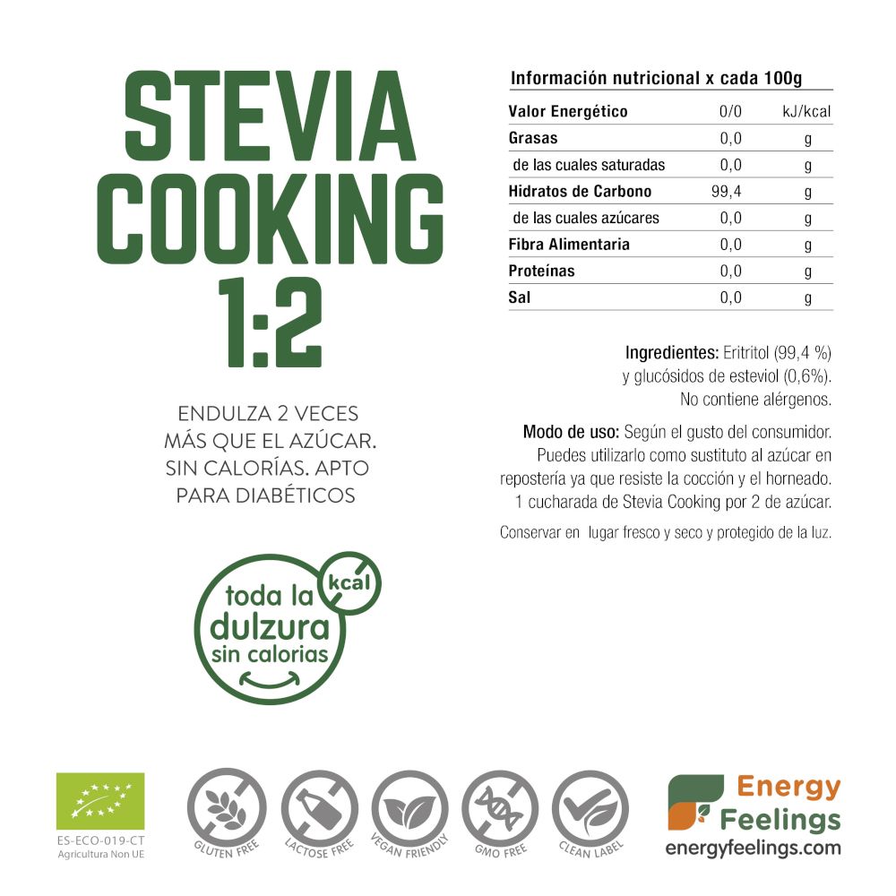 STEVIA COOKING 1.2 ECO info 8436565926097