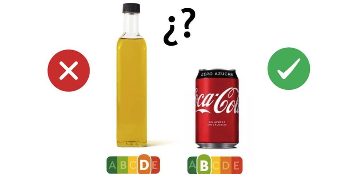 Nutriscore aceite vs coca cola 1 (1) Nutriscore aceite vs coca cola 1 (1)